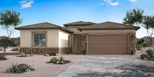 New construction Single-Family house 20019 W Campbell Ave, Buckeye, AZ 85396 Cairn- photo 0