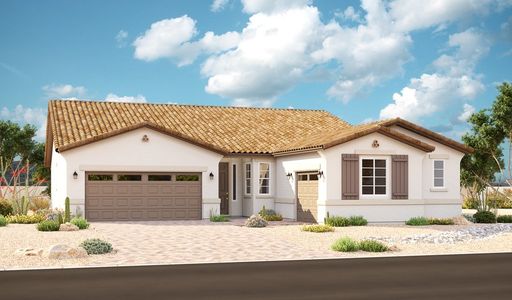 New construction Single-Family house 3317 North 201st Drive, Buckeye, AZ 85326 Pinecrest- photo 0