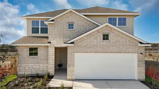 New construction Single-Family house 25628 Wheat Seed Ln, Elgin, TX 78621 plan Simone - image