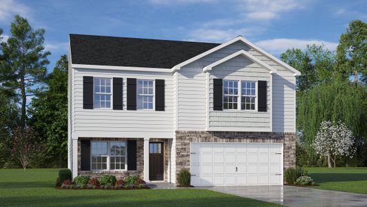 New construction Single-Family house 7074 Stockard Rd, Snow Camp, NC 27349 plan Penwell - image