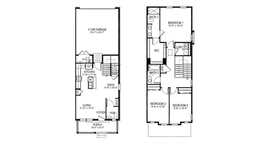 New construction Single-Family house 1403 S Chester St, Unit B, Denver, CO 80247 plan Melbourne - image
