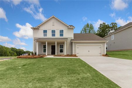 New construction Single-Family house 121 Aj Welch Jr Way, Mcdonough, GA 30252 Braddock- photo 0