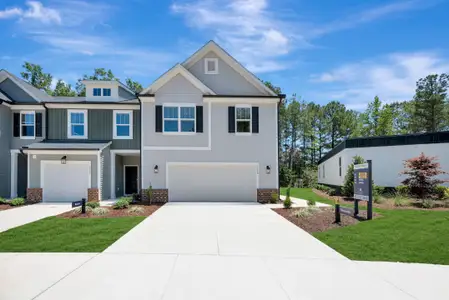 New construction Townhouse house 2210 Bright Shore St, Raleigh, NC 27610 plan Reynolds - End Home - image