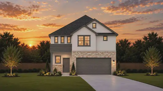 New construction Single-Family house 1124 Stonehill Dr, Georgetown, TX 78633 plan Stefani - image