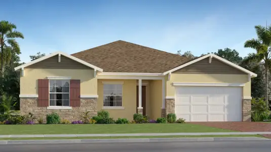 New construction Single-Family house 1237 Se Green Rdg Wy, Port St. Lucie, FL 34984 plan Riviera - image