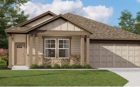 New construction Single-Family house 1617 Flying Horseshoe Bnd, Georgetown, TX 78628 Cardwell- photo 0