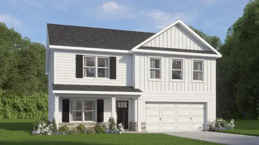 New construction Single-Family house 206 N Farm Lp, Stokesdale, NC 27537 plan Hanover - image