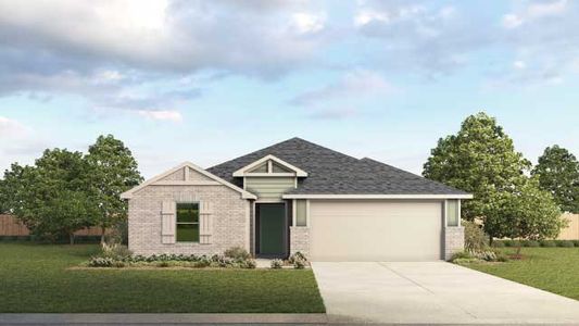 New construction Single-Family house 14908 Monarch Ranch Dr, Manor, TX 78653 The Elgin- photo 0