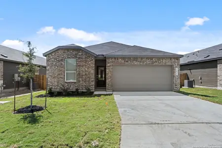 New construction Single-Family house 31931 Ambrose St, Bulverde, TX 78163 plan Clearwater - image
