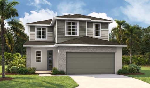 New construction Single-Family house 5956 Jensen View Ave, Apollo Beach, FL 33572 Pine- photo 2 2