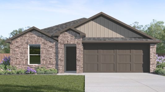 New construction Single-Family house 180 Baby Calf Roping Rd, Jarrell, TX 76537 plan Bradley - image
