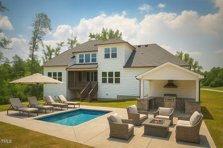 New construction Single-Family house 164 E Spring Showers Trl, Angier, NC 27501 plan Ballentine - image