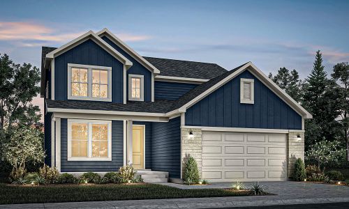 New construction Single-Family house 9289 Golden Buffs Dr, Colorado Springs, CO 80925 plan Currant - image