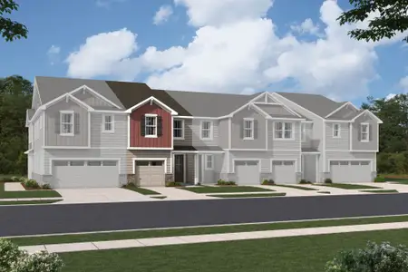 New construction Townhouse house 2112 Vinyasa Ln, Charlotte, NC 28215 plan Aurora - image