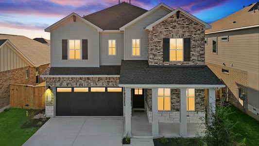 New construction Single-Family house 4737 Pleasant Pl, Round Rock, TX 78665 plan Oakville - image
