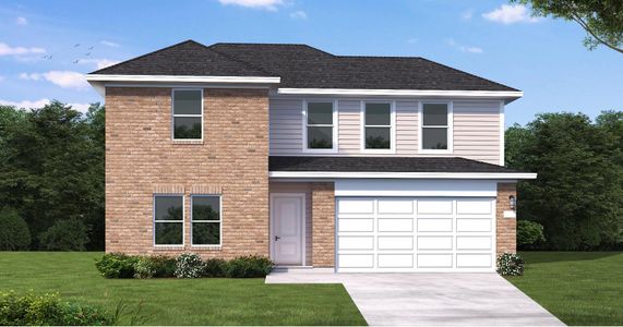 New construction Single-Family house 6703 Pebble Bluff Ct, Cove, TX 77523 - image