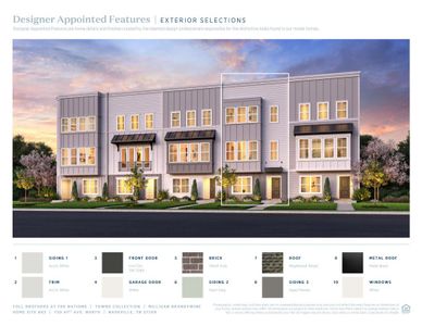 New construction Townhouse house 720 41 Ave, Nashville, TN 37209 plan Milligan Brandywine - image 6