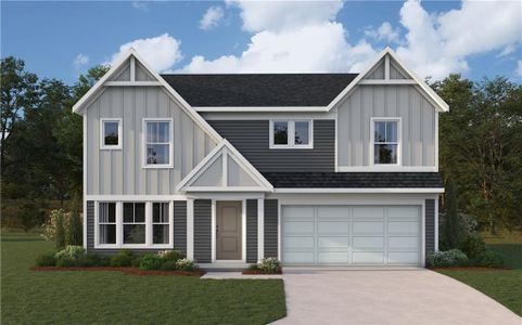 New construction Single-Family house 113 Warrior Ct, Hoschton, GA 30548 plan Jensen - image