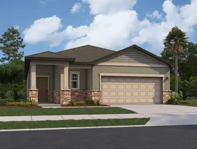 New construction Single-Family house 2406 Duck Hawk St, Kissimmee, FL 34746 plan Glimmer - image