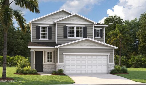 New construction Single-Family house 2562 Thaddeus Creek Ln, Jacksonville, FL 32254 Lynwood- photo 0