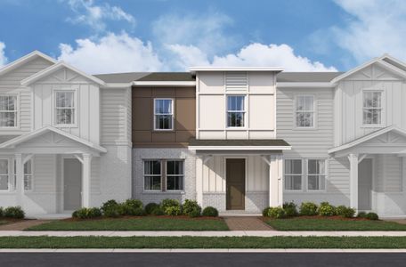 New construction Townhouse house 175 Aulin Ave, Oviedo, FL 32765 plan Providence - image