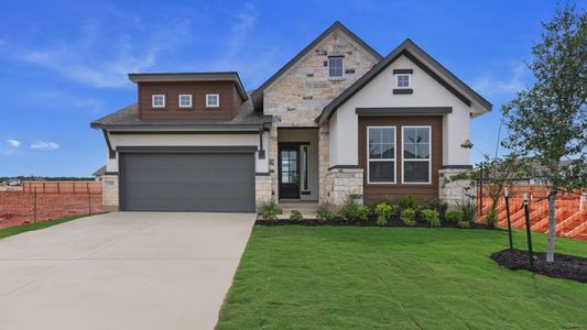 New construction Single-Family house 116 Monza Bnd, Liberty Hill, TX 78642 plan Barron - image