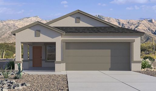 New construction Single-Family house 6155 E Campolina Trl, Tucson, AZ 85756 plan Amber - image