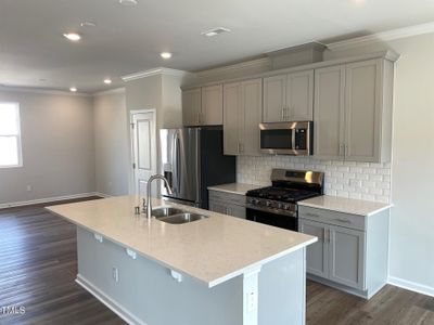 New construction Townhouse house 3007 Honeymyrtle Ln, Durham, NC 27703 Manteo II- photo 14 14