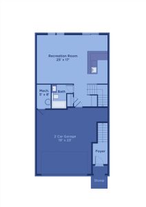 New construction  house 507 Red Clay Farm Ln, Suwanee, GA 30024 plan The Flint - image