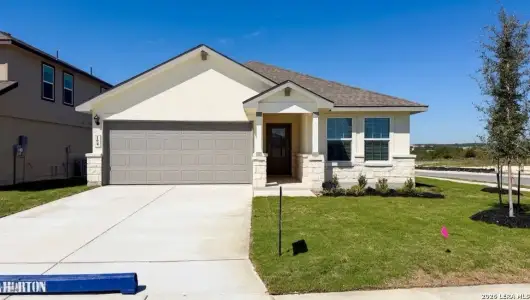 New construction Single-Family house 108 Ivy Wy, Mico, TX 78056 plan The Knight - image