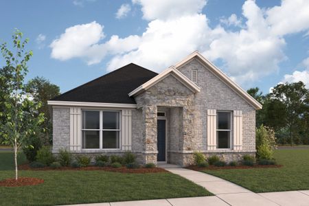 New construction Single-Family house Buda, TX 78610 plan Orchid - Cottage Series - image