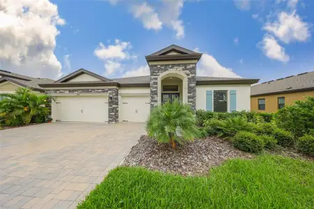 New construction Single-Family house 13211 Twin Bridges Dr, Riverview, FL 33579 plan Hyde Park III - image