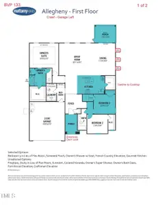 New construction Single-Family house 472 Barbour Farm Ln, Four Oaks, NC 27524 Allegheny- photo 1 1