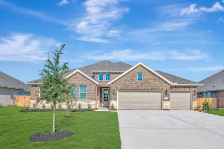 New construction Single-Family house 12023 Old Fashion Cir, Mont Belvieu, TX 77535 plan Barcelona - image