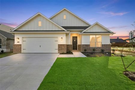 New construction Single-Family house 1240 Sabine River Ln, Springtown, TX 76082 plan Burnett - image