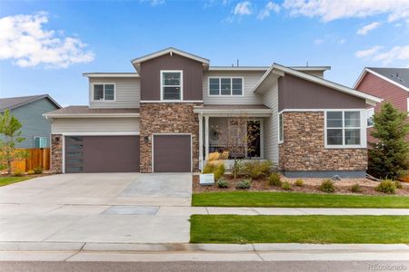 New construction Single-Family house 14417 Hop Clover Trail, Parker, CO 80134 Plan 5805- photo 0