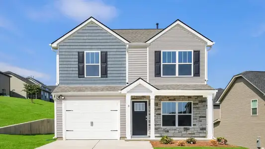 New construction Single-Family house 3 Bourn Dr, Simpsonville, SC 29680 plan Brandon - image