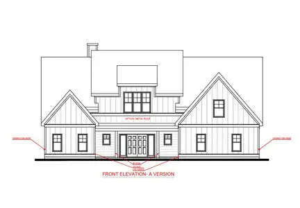 New construction Single-Family house Fayetteville, GA 30215 plan Harper B - image