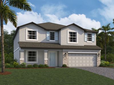 New construction Single-Family house 12283 Stirrup Dr, Dade City, FL 33525 plan Malibu - image