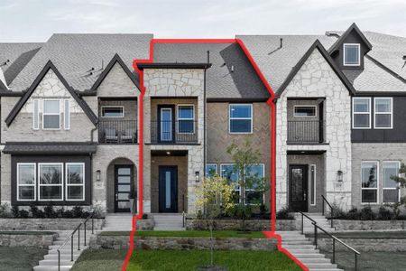 New construction Townhouse house 1840 Wittington Pl, Farmers Branch, TX 75234 plan Fir R - image