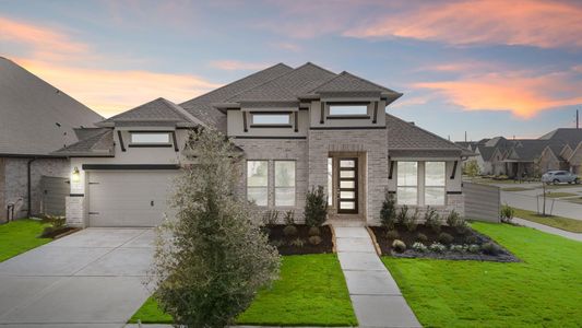 New construction Single-Family house 2302 Gleaming Pear Dr, Manvel, TX 77578 plan Lindsay - image
