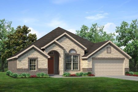 New construction Single-Family house 21 Yosemite Trail, Valley View, TX 76272 Colca II- photo 1 1