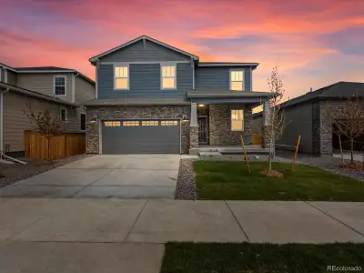 New construction Single-Family house 546 Red Rock Pl, Brighton, CO 80601 Silversage- photo 0