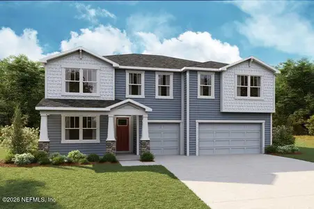 New construction Single-Family house 224 Holly Creek Dr, St. Johns, FL 32259 plan Clarendon - image