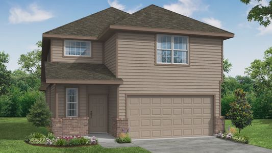 New construction Single-Family house 8862 Black Oak Drive, Elmendorf, TX 78112 The Wisteria- photo 0