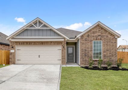 New construction Single-Family house 202 Emma Rose Dr, Katy, TX 77493 plan Montgomery - image