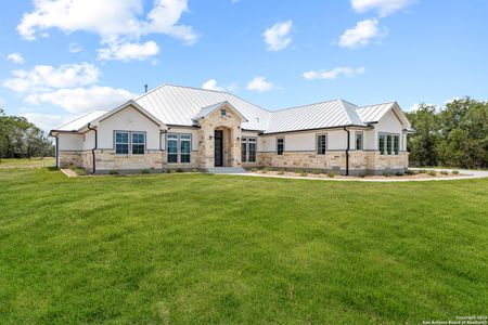 New construction Single-Family house 3828 Palomino Spgs, Bandera, TX 78003 - image