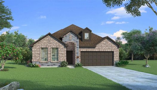 New construction Single-Family house 2369 Rams Horn Dr, Waxahachie, TX 75167 plan Basswood II - image