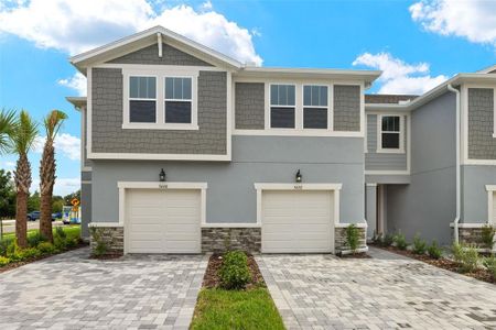 New construction Townhouse house 5632 Brooklet Woods Dr, Wesley Chapel, FL 33545 Ormond- photo 0 0