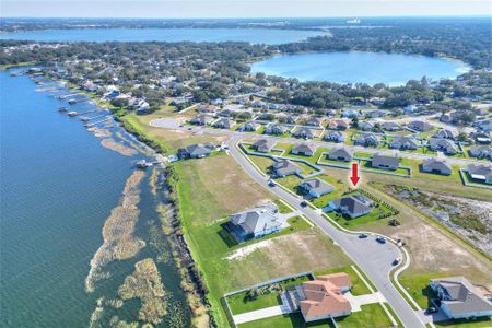 Aerial view of the property, Lake Arietta, and other nearby lakes.